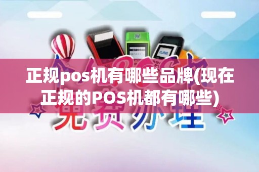 正规pos机有哪些品牌(现在正规的POS机都有哪些)
