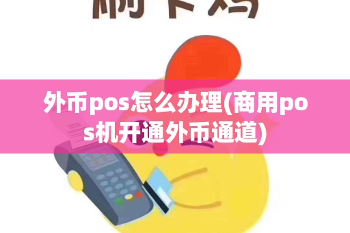 外币pos怎么办理(商用pos机开通外币通道)