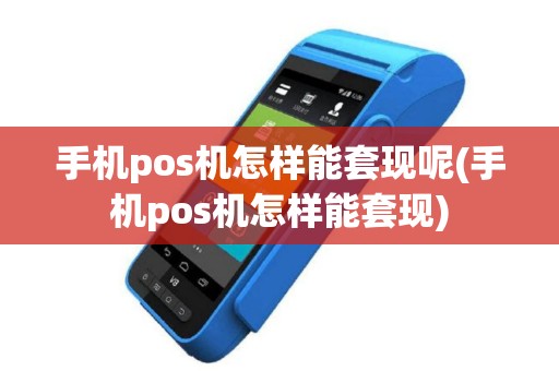 手机pos机怎样能套现呢(手机pos机怎样能套现)