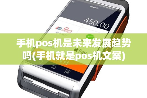 手机pos机是未来发展趋势吗(手机就是pos机文案)