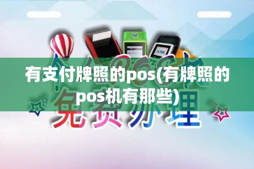 有支付牌照的pos(有牌照的pos机有那些)