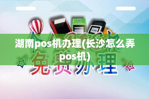 湖南pos机办理(长沙怎么弄pos机)