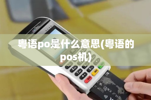 粤语po是什么意思(粤语的pos机)