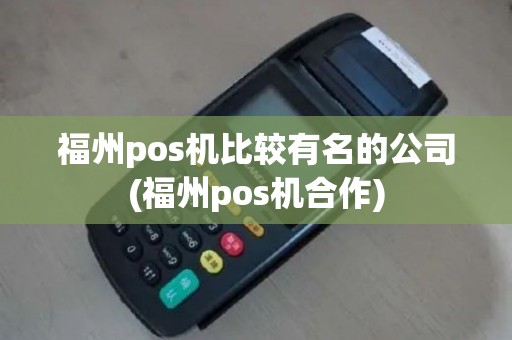 福州pos机比较有名的公司(福州pos机合作)