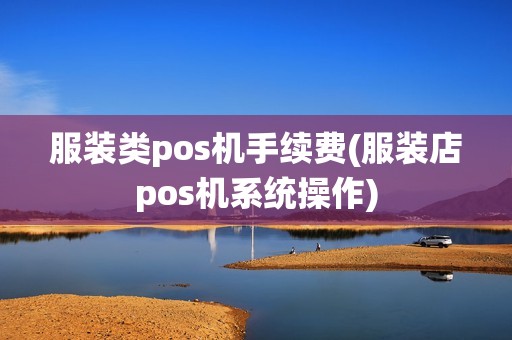 服装类pos机手续费(服装店pos机系统操作)