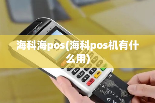 海科海pos(海科pos机有什么用)