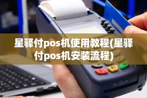 星驿付pos机使用教程(星驿付pos机安装流程)