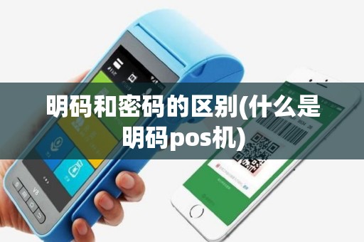 明码和密码的区别(什么是明码pos机)