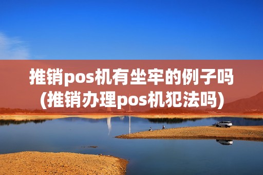 推销pos机有坐牢的例子吗(推销办理pos机犯法吗)