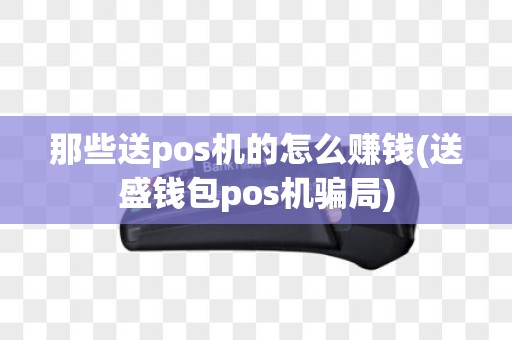 那些送pos机的怎么赚钱(送盛钱包pos机骗局)