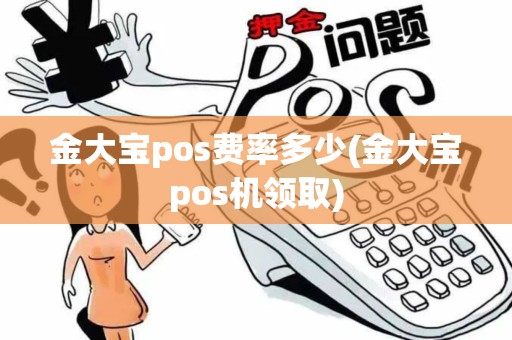 金大宝pos费率多少(金大宝pos机领取)