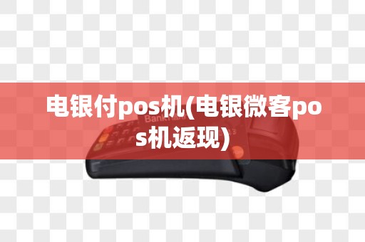 电银付pos机(电银微客pos机返现)