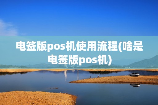 电签版pos机使用流程(啥是电签版pos机)