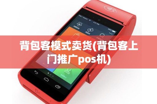 背包客模式卖货(背包客上门推广pos机)