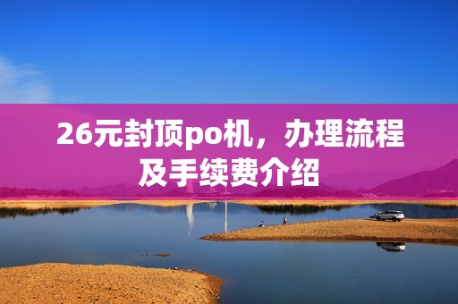 26元封顶po机，办理流程及手续费介绍