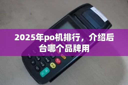 2025年po机排行，介绍后台哪个品牌用