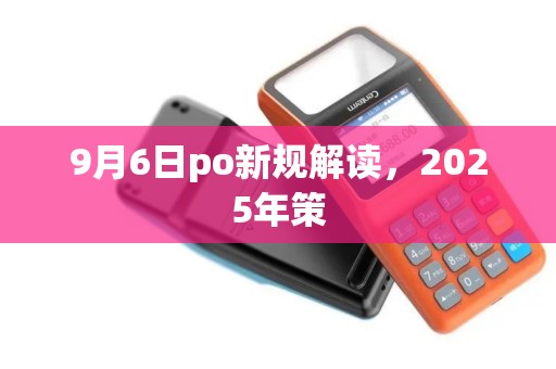 9月6日po新规解读，2025年策