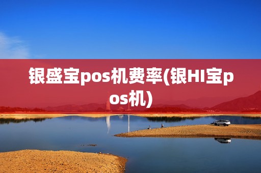 银盛宝pos机费率(银HI宝pos机)