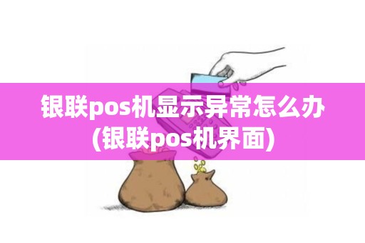 银联pos机显示异常怎么办(银联pos机界面)