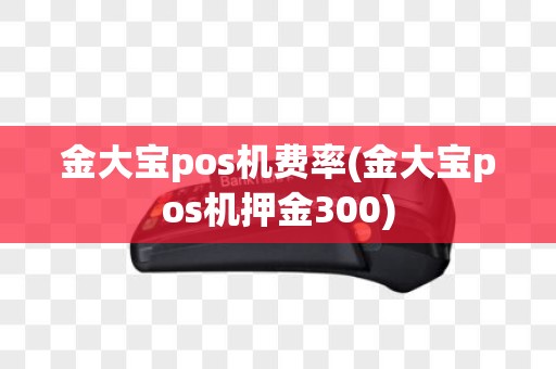 金大宝pos机费率(金大宝pos机押金300)