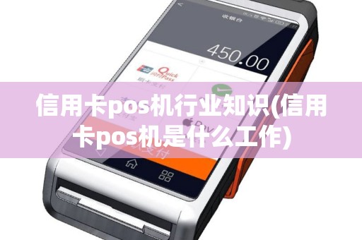 信用卡pos机行业知识(信用卡pos机是什么工作)