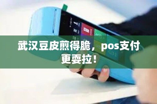 武汉豆皮煎得脆，pos支付更耍拉！