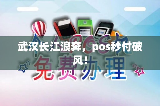 武汉长江浪奔，pos秒付破风！