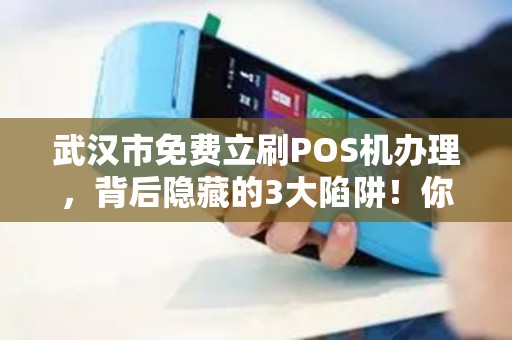 武汉市免费立刷POS机办理，背后隐藏的3大陷阱！你中招了吗？