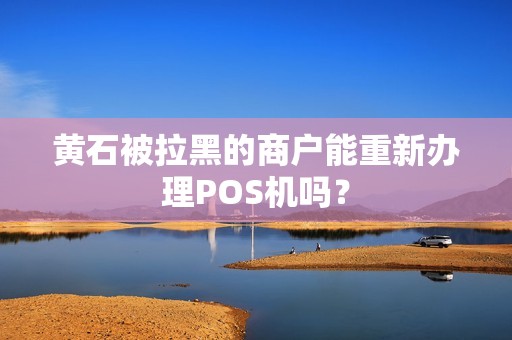黄石被拉黑的商户能重新办理POS机吗？