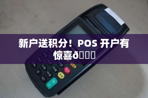 新户送积分！POS 开户有惊喜🎁