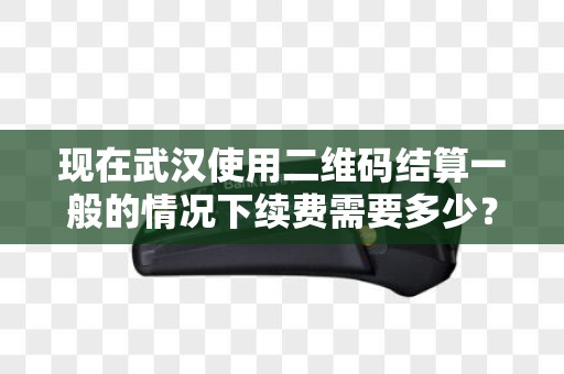现在武汉使用二维码结算一般的情况下续费需要多少？