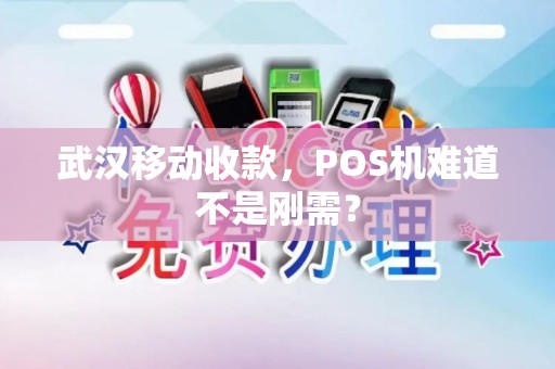 武汉移动收款,POS机难道不是刚需? 武汉移动收款,POS机难道不是刚需?