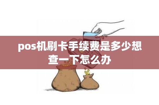 pos机刷卡手续费是多少想查一下怎么办