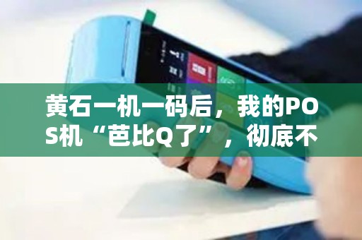 黄石一机一码后，我的POS机“芭比Q了”，彻底不能“浪”了。