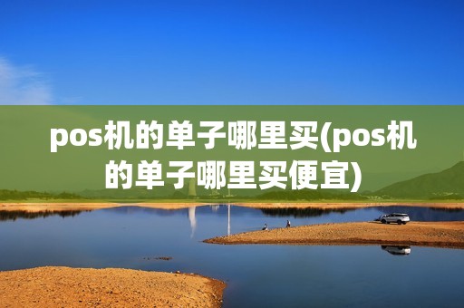 pos机的单子哪里买(pos机的单子哪里买便宜)