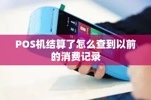 POS机结算了怎么查到以前的消费记录