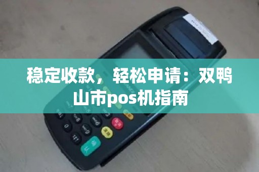 稳定收款，轻松申请：双鸭山市pos机指南
