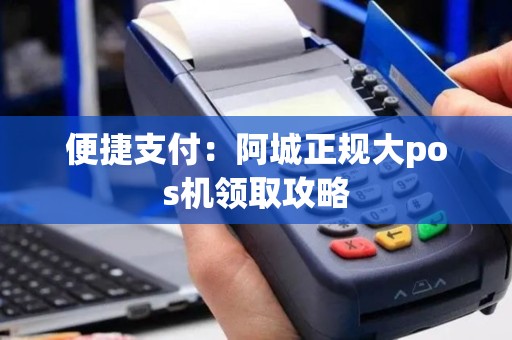 便捷支付：阿城正规大pos机领取攻略