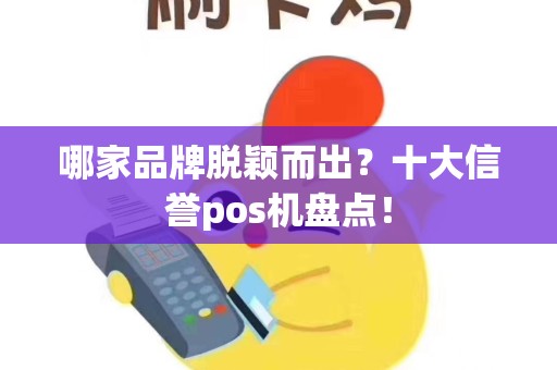 哪家品牌脱颖而出？十大信誉pos机盘点！