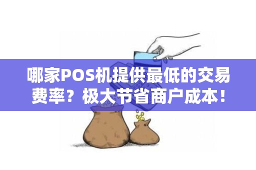 哪家POS机提供最低的交易费率？极大节省商户成本！