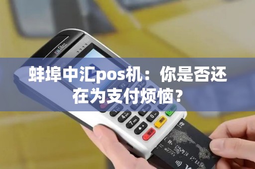 蚌埠中汇pos机：你是否还在为支付烦恼？
