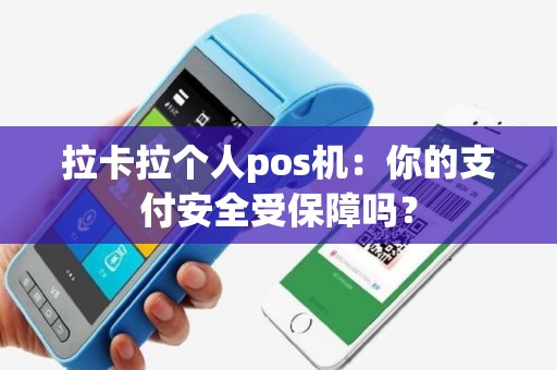 拉卡拉个人pos机：你的支付安全受保障吗？