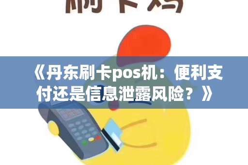 《丹东刷卡pos机：便利支付还是信息泄露风险？》