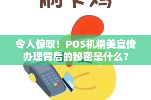 令人惊叹！POS机精美宣传办理背后的秘密是什么？
