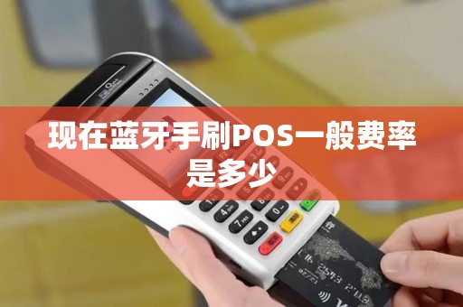 现在蓝牙手刷POS一般费率是多少