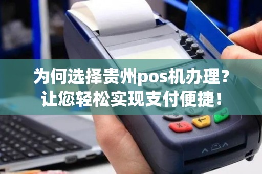 为何选择贵州pos机办理？让您轻松实现支付便捷！