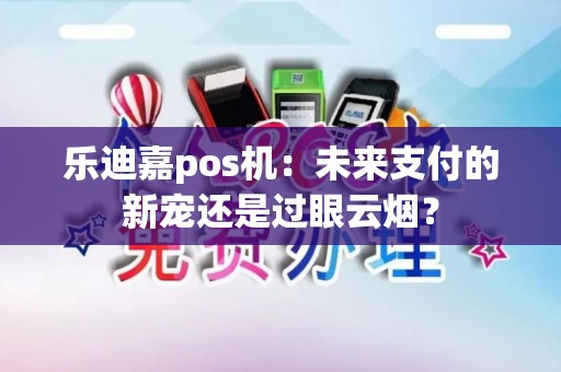 乐迪嘉pos机：未来支付的新宠还是过眼云烟？