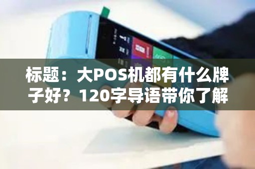 标题：大POS机都有什么牌子好？120字导语带你了解优质品牌