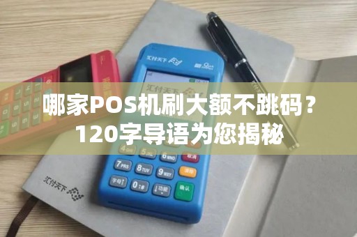 哪家POS机刷大额不跳码？120字导语为您揭秘