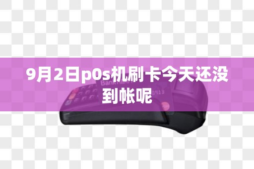 9月2日p0s机刷卡今天还没到帐呢